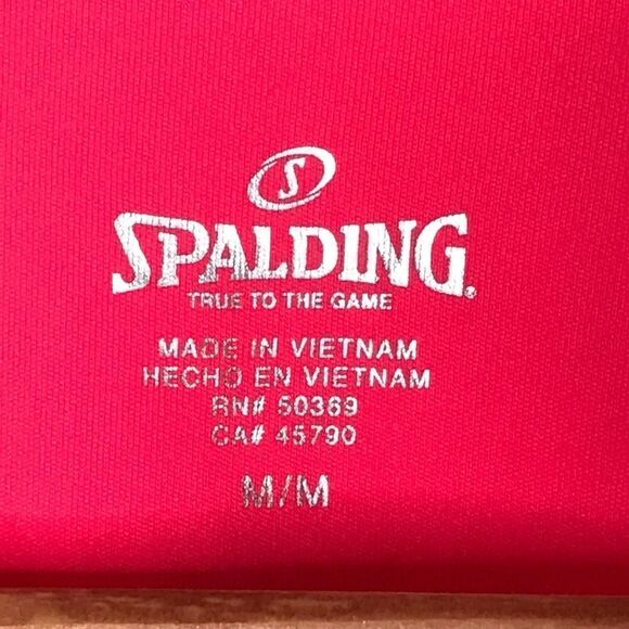 Spalding Sz M Pink Athletic Top - Picture 3 of 5